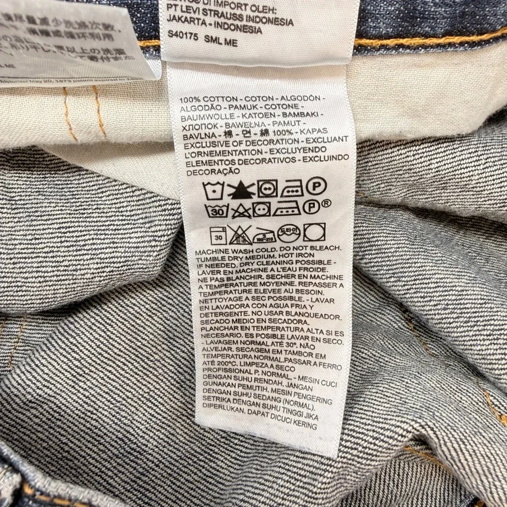 Levis 550 Relaxed Fit Jeans Mens 42x29 Medium Wash Blue Denim 01550-2765